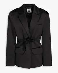 By Malene Birger Biento Blazer aus Duchesse-Satin Schwarz