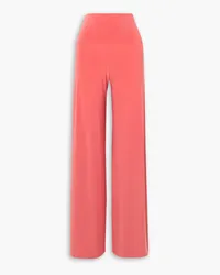 Norma Kamali Elephant Hose mit weitem Bein aus Stretch-Jersey Orange