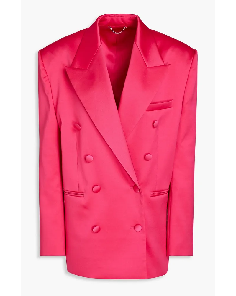 Magda Butrym Blazer aus Satin-Twill Pink