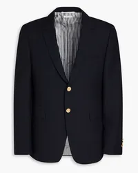 Thom Browne Blazer aus Grain de Poudre aus Wolle Blau