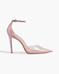 Stuart Weitzman Stuart 100 Pumps aus Lackleder und PVC Pink