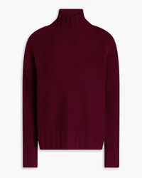 Autumn Cashmere Rollkragenpullover aus Kaschmir Burgunderrot