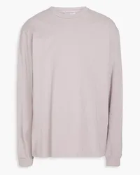 John Elliott + Co University T-Shirt aus Baumwoll-Jersey Lila