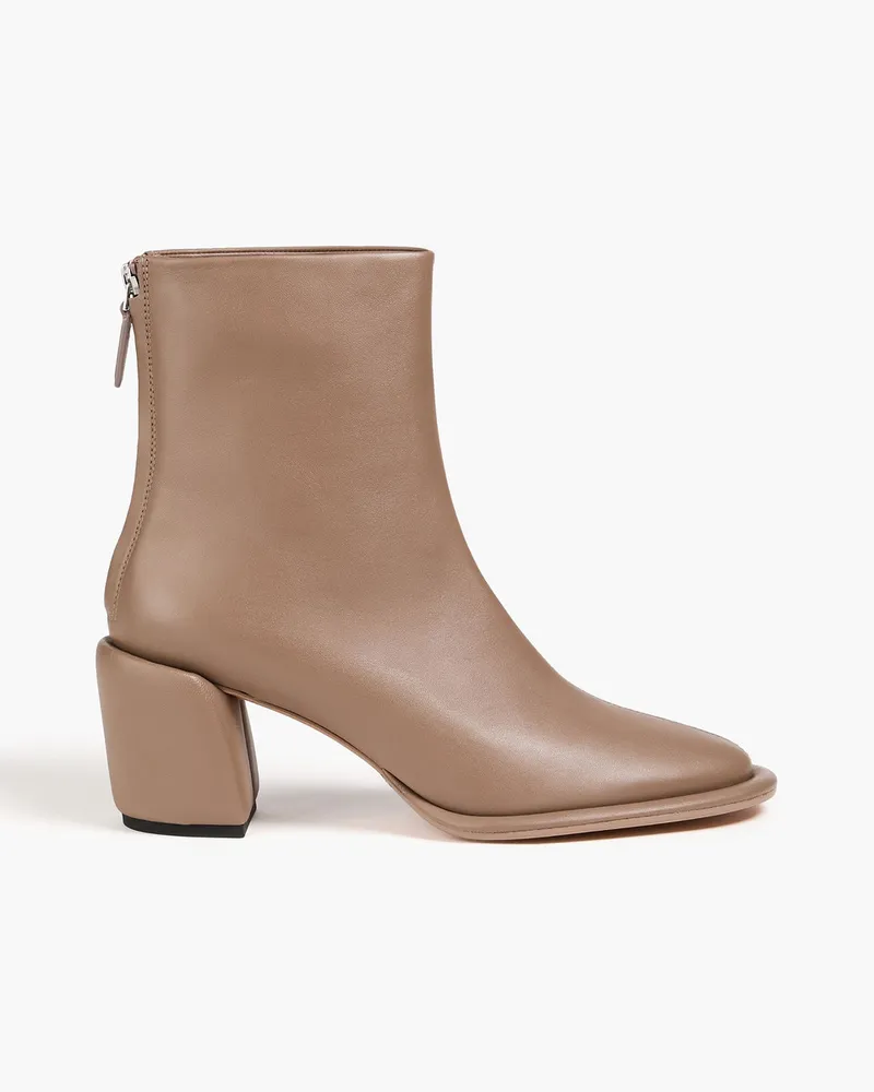 3.1 phillip lim Naomi Ankle Boots aus Leder Braun