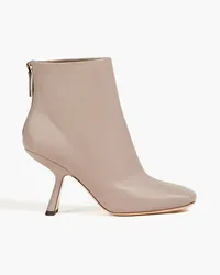 Nicholas Kirkwood Alba 90 Ankle Boots aus Leder Neutral