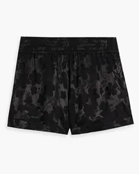 Alice + Olivia Alice OliviaShorts aus glänzendem Jacquard Schwarz