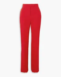 Ferragamo Hose mit geradem Bein aus Wolle Rot