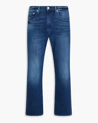 Frame Denim The Straight Jeans aus Denim mit Sitzfalten Blau