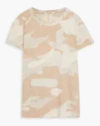 Rag & Bone T-Shirt aus Pima-Baumwoll-Jersey mit Camouflage-Print Neutral