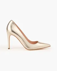 Rupert Sanderson New Malory Pumps aus -Leder Metallic