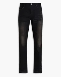 John Elliott + Co Jeans aus Denim mit Sitzfalten Schwarz