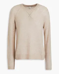 Autumn Cashmere Cashmere and silk-blend sweater Neutral