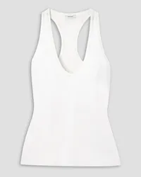 Ferragamo Tanktop aus Stretch-Jersey Weiß