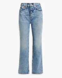 Rag & Bone Alex hoch sitzende Jeans mit geradem Bein Blau