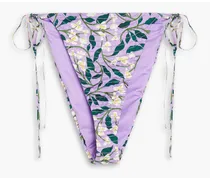 Ipanema Dos Gardenias  gestepptes halbhohes Bikini-Höschen mit floralem Print