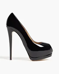 Giuseppe Zanotti Sharon 105 Plateau-Pumps aus Lacklederimitat Schwarz