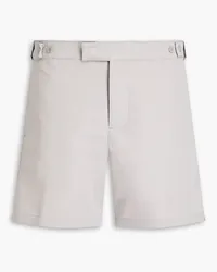 Frescobol Carioca mittellange Badeshorts Grau