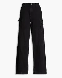 Rag & Bone Nora hoch sitzende Jeans mit weitem Bein Schwarz