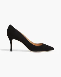 Sergio Rossi ew Secret 75 Pumps aus Veloursleder Schwarz