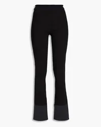 Jacquemus Knitted flared pants Schwarz