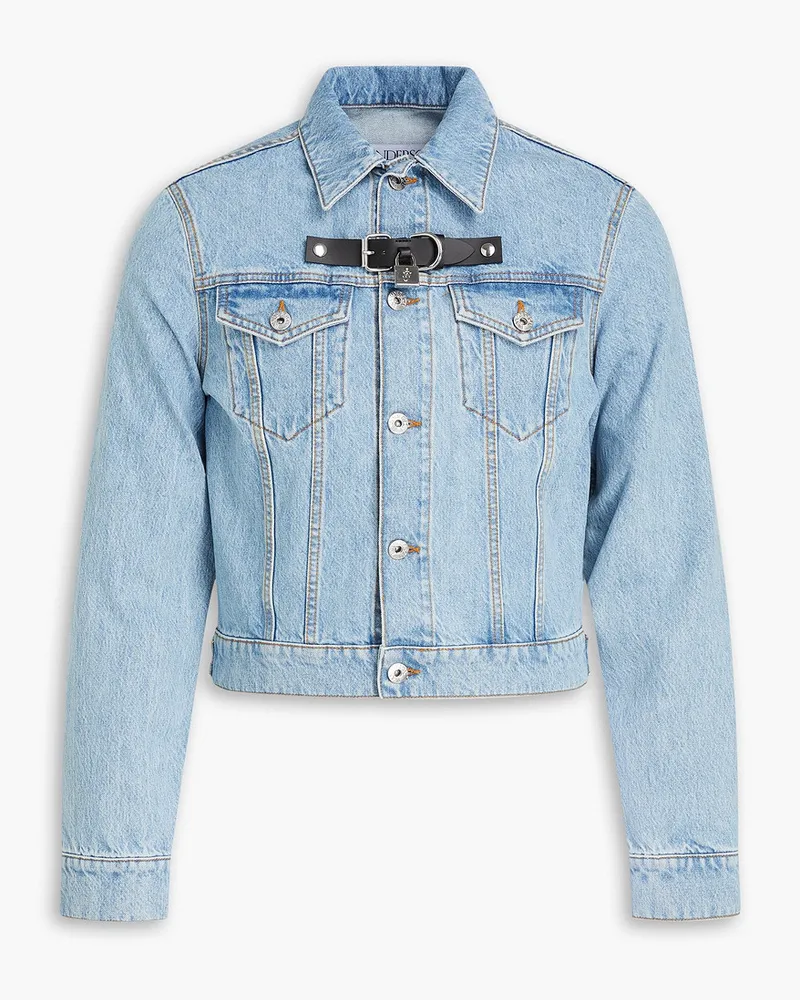 J.W.Anderson Jeansjacke mit Schnalle Blau