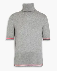 Thom Browne Rollkragenpullover aus Kaschmir Grau