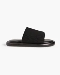 Proenza Schouler Pipe Pantoletten aus Stretch-Strick Schwarz