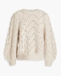 Autumn Cashmere Kaschmirpullover inPointelle-Strick Neutral