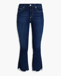 Paige Shelby halbhohe Kick-flare-Jeans Blau