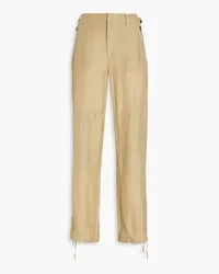 Rag & Bone Shawn Hose mit geradem Bein aus Seide Neutral