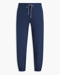 Canali Track Pants aus Baumwoll-Jersey Blau