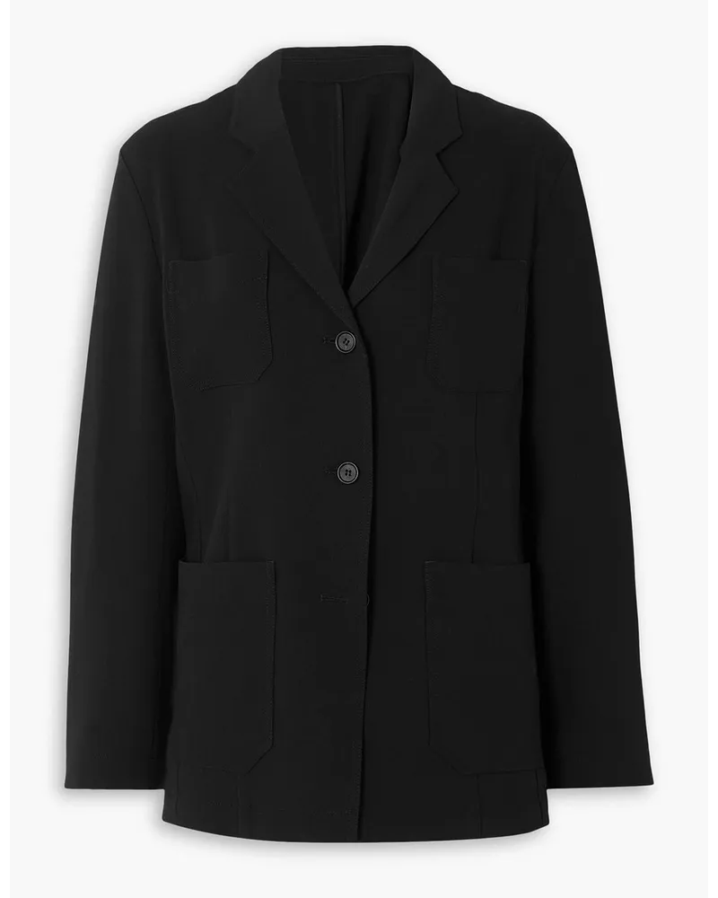 Totême Blazer aus Crêpe Schwarz