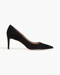 Stuart Weitzman Pumps aus Veloursleder Schwarz