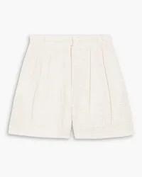 TOVE Lana Shorts aus Tweed mit Falten Neutral