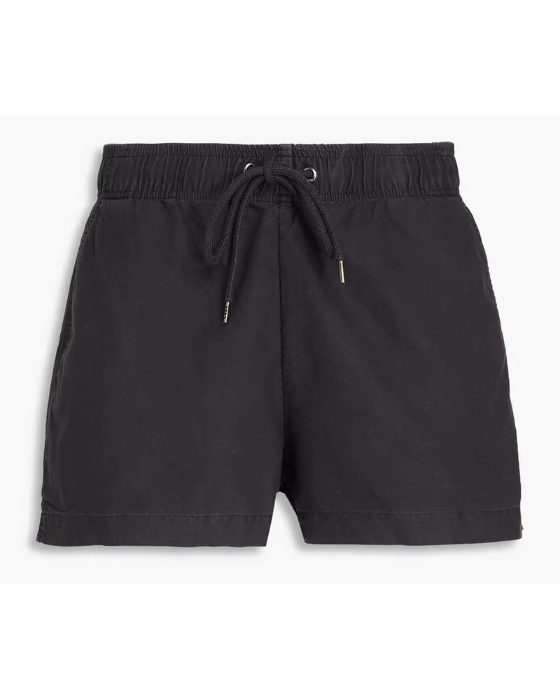 James Perse Shorts aus Baumwolle Schwarz