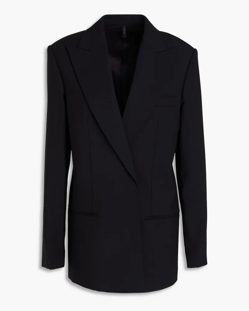 Helmut Lang Blazer aus Twill Schwarz