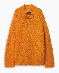 Proenza Schouler Oversized-Pullover aus Wolle Orange