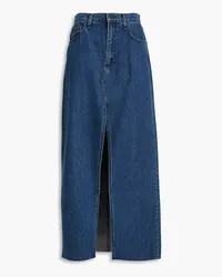 Rag & Bone Avery Maxirock aus Denim Blau