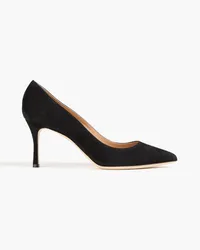 Sergio Rossi New Secret Pumps aus Veloursleder Schwarz