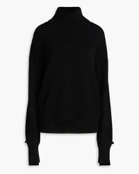 arch4 Simone Oversized-Rollkragenpullover aus Kaschmir Schwarz