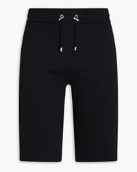 Balmain Shorts aus Baumwollfrottee Schwarz