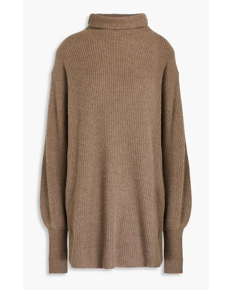 By Malene Birger Camila gerippter Rollkragenpullover aus Kaschmir Neutral