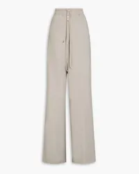 Rick Owens Hose mit weitem Bein aus Crêpe Grau