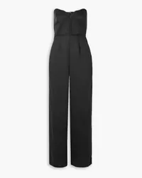 Mara Hoffman Clara trägerloser Jumpsuit aus TENCEL™-, Lyocell-Twill Schwarz