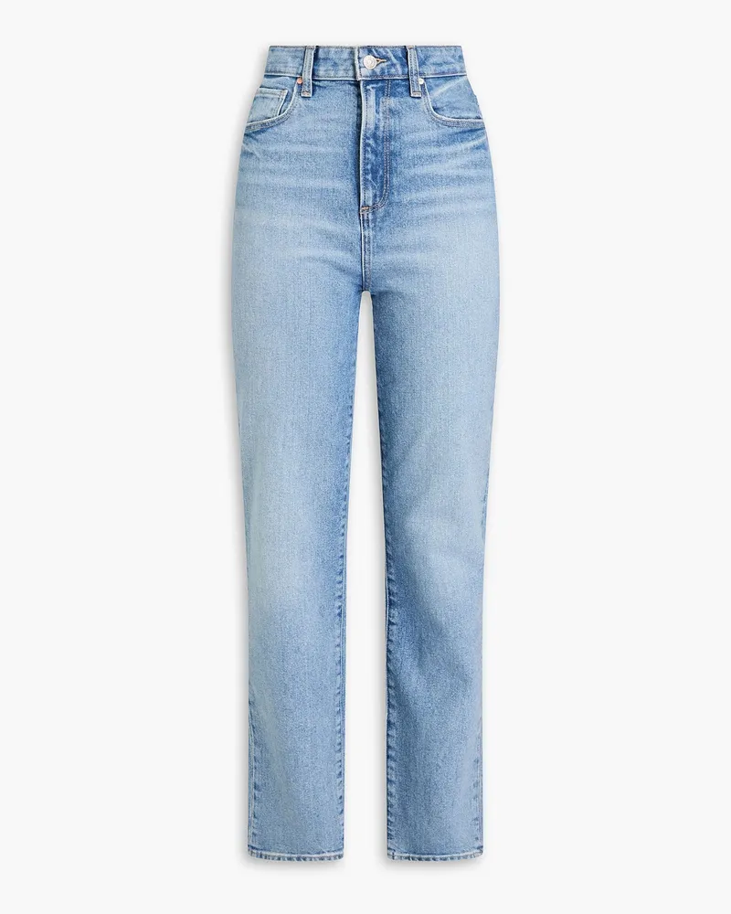 Paige Stella hoch sitzende Jeans mit geradem Bein Blau