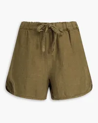 Alex Mill Shorts aus Leinen-Twill Grün