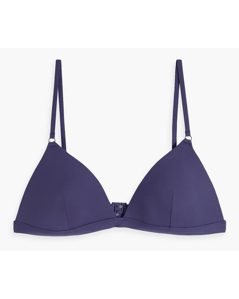 Zimmermann Triangel-Bikini-Oberteil Blau