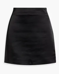 Proenza Schouler Minirock aus Duchesse-Satin Schwarz