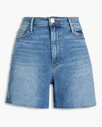 Frame Denim Le Tour Jeansshorts inausgewaschener Optik Blau