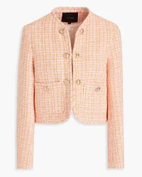 Maje Blazer aus Grain de Poudre Orange